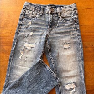 BKE Kids Distressed Light Blue Jeans